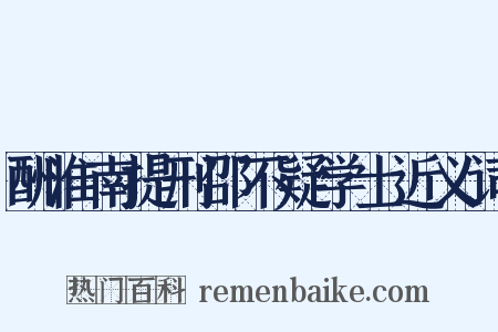 酬淮南提刑邵不疑学士近义词是什么意思的图片